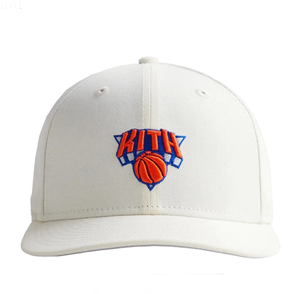 KITH New Era New York Knicks low Profile Baseball 59FIFTY Cap Sandrift